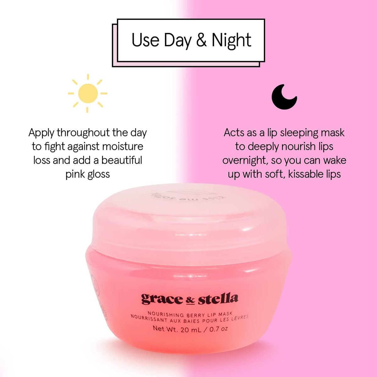 grace & stella Award Winning Lip Butter - Hydrating Lip Balm - Nourishing Lip Mask (1-pack) Travel Essentials, Travel Size Toiletries - FENGGESTORE20