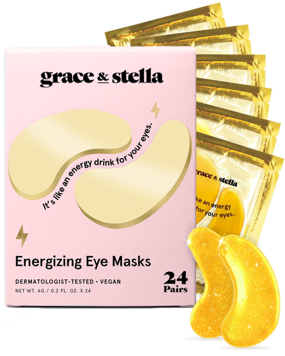 grace & stella Award Winning Under Eye Mask - Birthday Gifts for Women - Gel Eye Patches - FENGGESTORE20