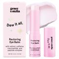 grace & stella Under Eye Brightener Balm Stick - Travel Size Toiletries - Retinol & Caffeine Eye Cream - FENGGESTORE20