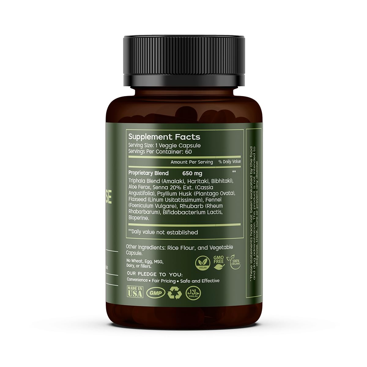 GREEN'S BEST Colon Cleanse Capsules – Advanced Digestive Support & Natural Detox – with Probiotics, Senna, Aloe Ferox & Fiber - FENGGESTORE20