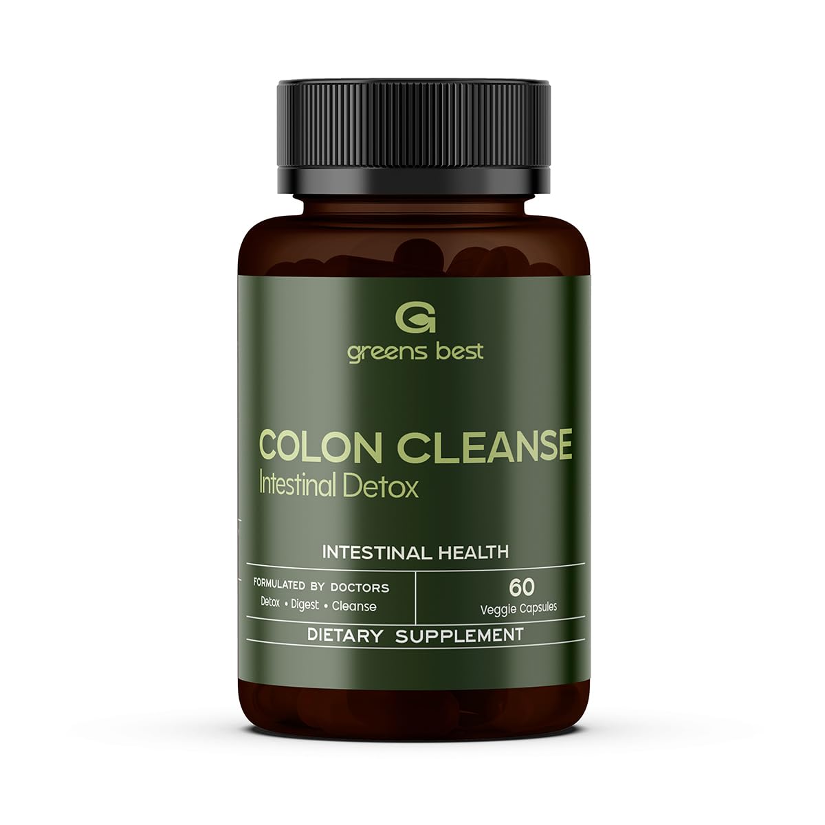 GREEN'S BEST Colon Cleanse Capsules – Advanced Digestive Support & Natural Detox – with Probiotics, Senna, Aloe Ferox & Fiber - FENGGESTORE20