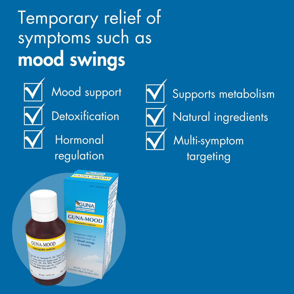 Guna Mood Natural Homeopathic Relaxation Aid - 1 Ounce - FENGGESTORE20