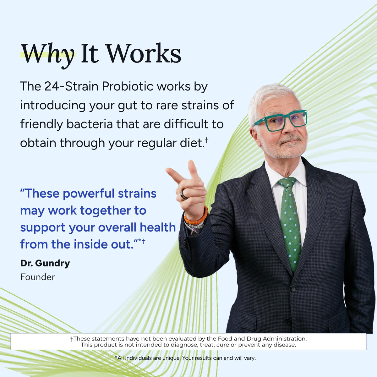 Gundry MD® 24 Strain Probiotic with 30 Billion CFUs, 30 Count - FENGGESTORE20