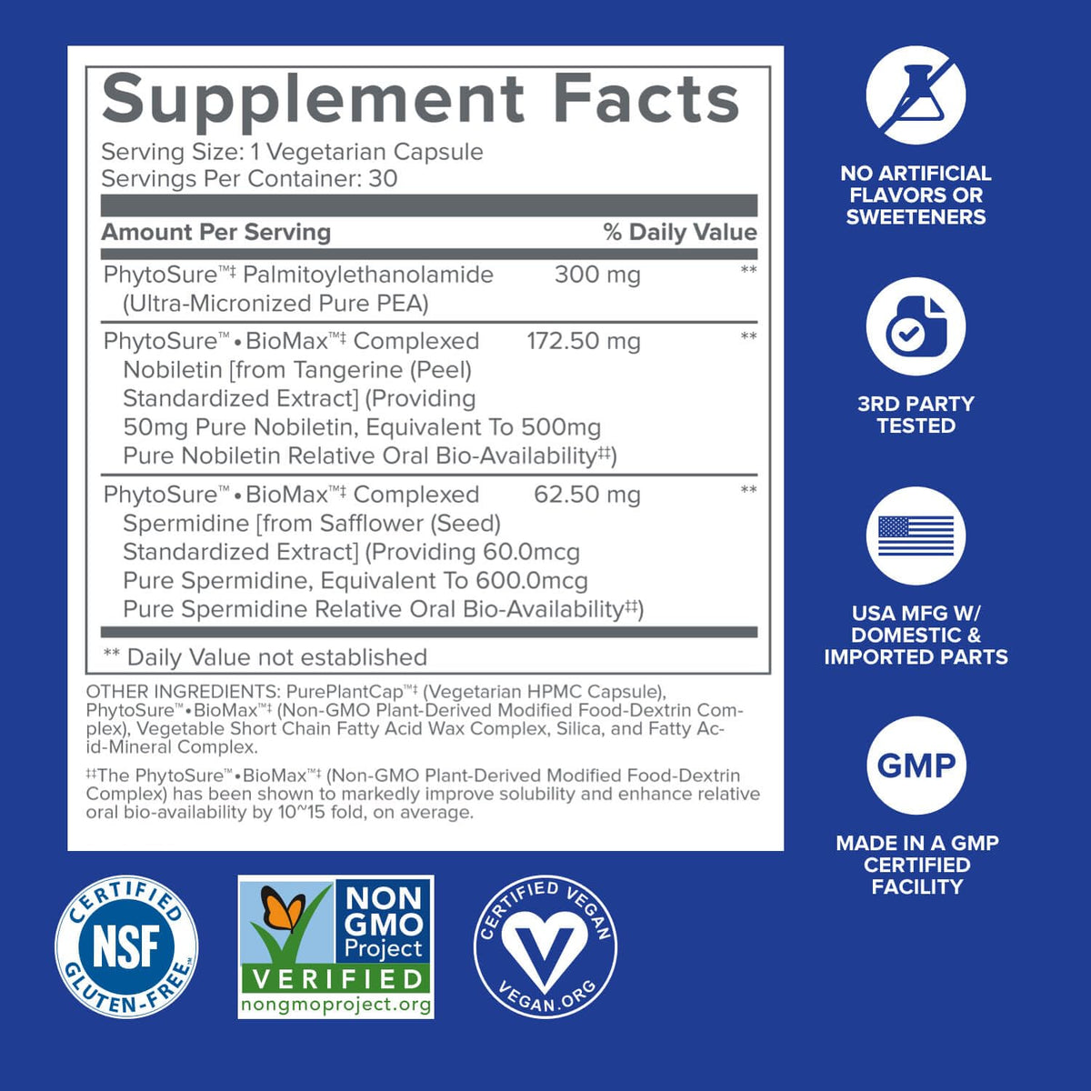 Gundry MD® Bio Sync Supplement for Daytime Energy, Supports Focus and Memory†* - (30 Capsules) - FENGGESTORE20