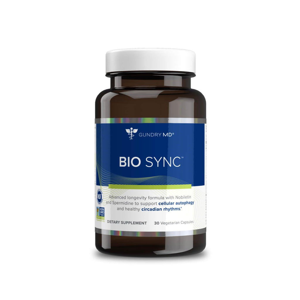 Gundry MD® Bio Sync Supplement for Daytime Energy, Supports Focus and Memory†* - (30 Capsules) - FENGGESTORE20