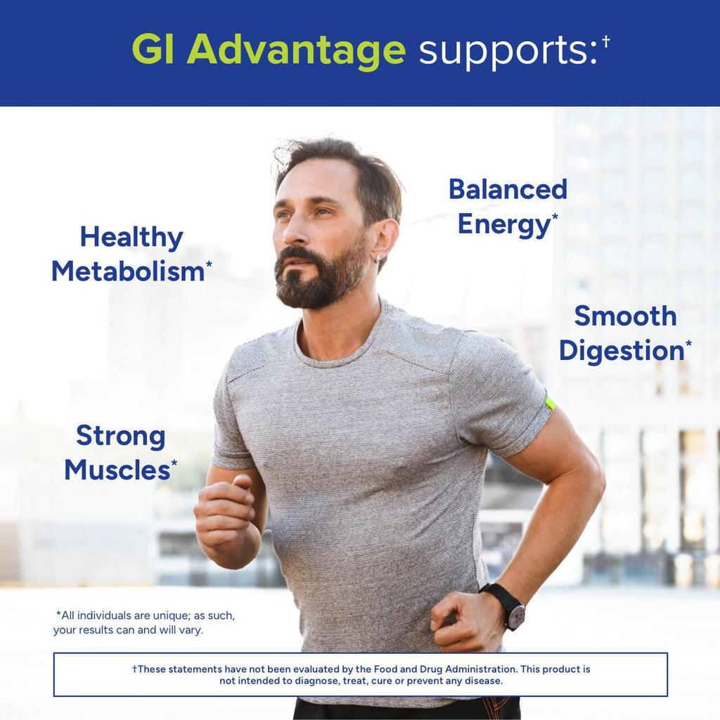 Gundry MD GI Advantage Gut Supplement with Probiotics, Digestive Enzymes, and Superfruit Extracts for Strong Metabolism, Energy, Digestion, - FENGGESTORE20