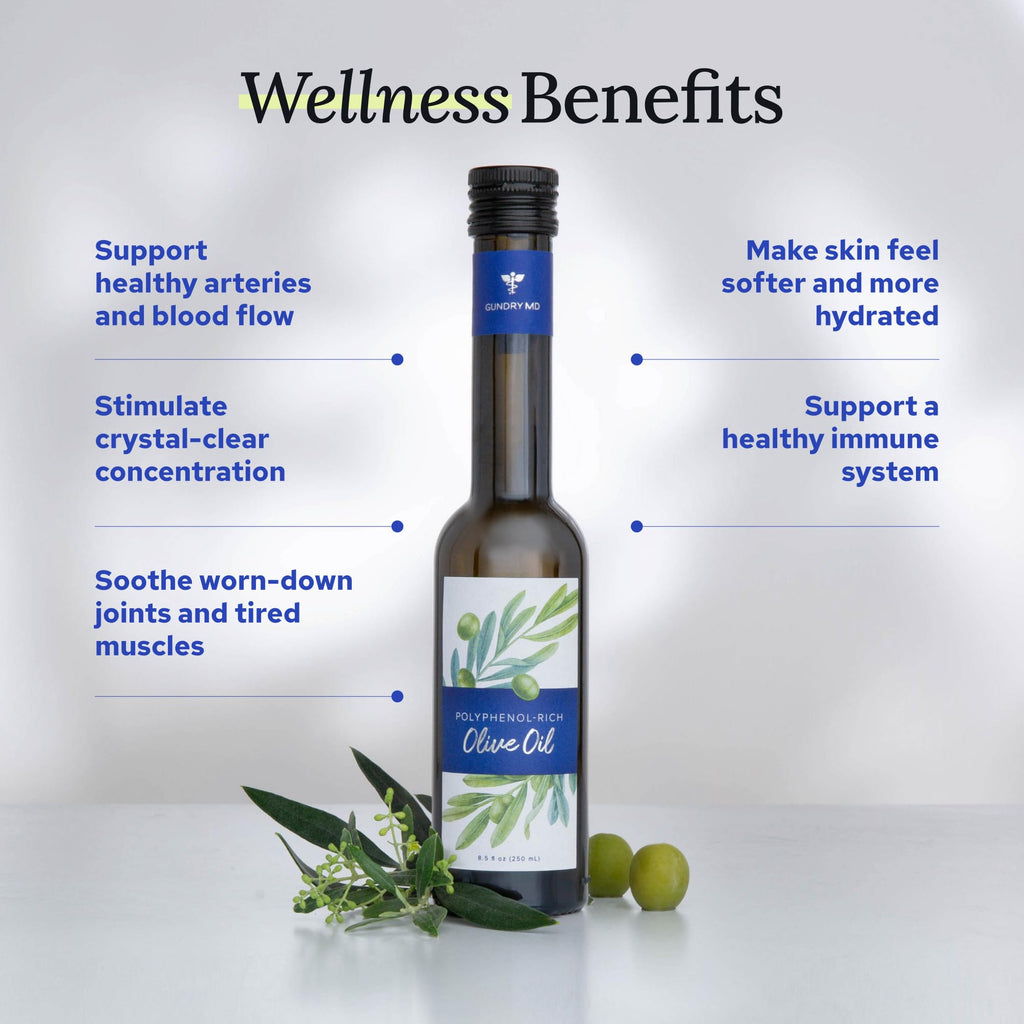 Gundry MD® Organic Extra Virgin First Cold Press Moroccan Polyphenol Rich Olive Oil (Olive Oil) (1) - FENGGESTORE20
