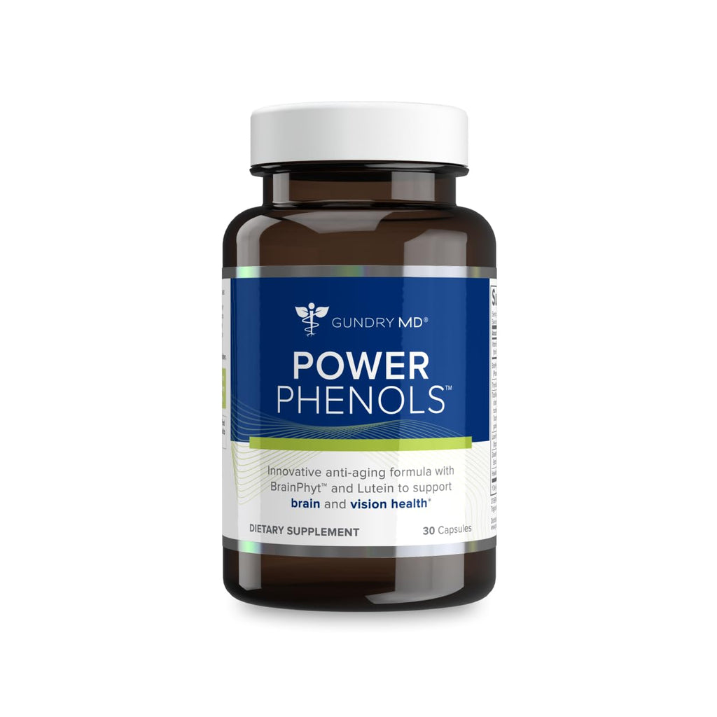 Gundry MD Power Phenols Brain Health Supplement for Cognition, Focus, Motivation, Productivity, and Energy - (30 Servings) - FENGGESTORE20