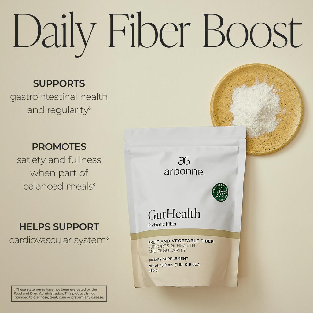 GutHealth Prebiotic Fiber – 12g Soluble Fiber including Inulin for gastrointestinal health, Regularity, Satiety, and Daily Gut Wellness; Easy to Mix Into Drinks or Food - FENGGESTORE20