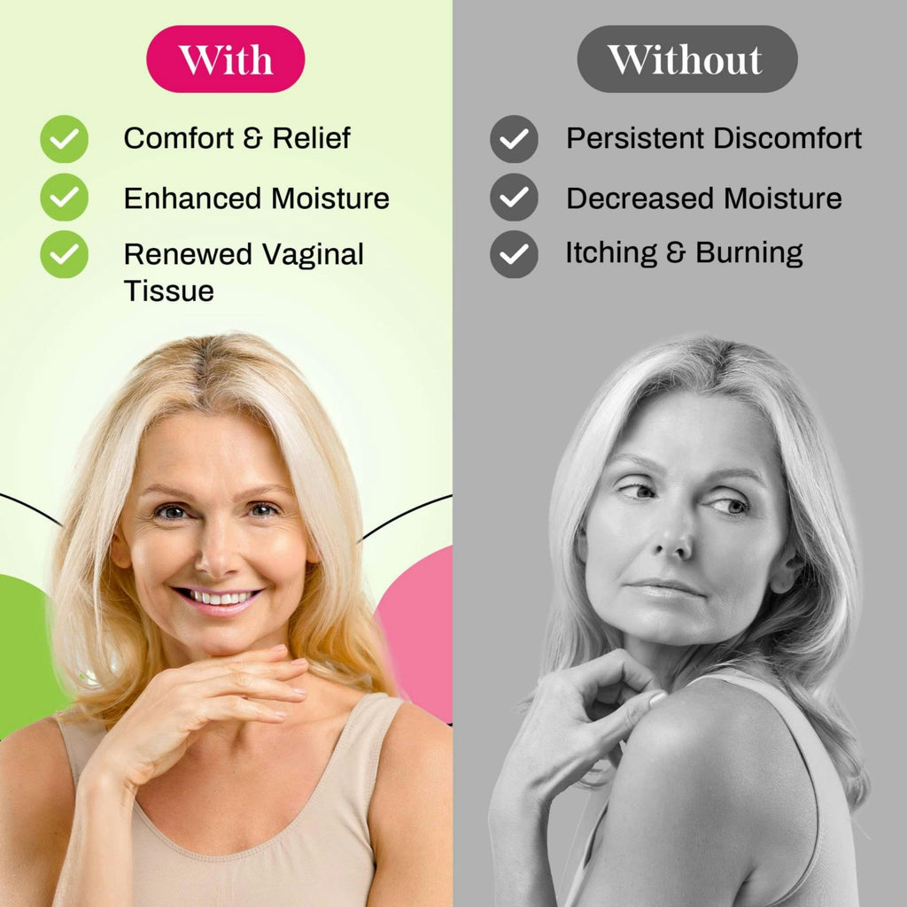 Gynatrof Vaginal Moisturizer, Long-Lasting for Vaginal Dryness & Irritation, Hormone-Free Hyaluronic Acid & Vitamin E Feminine Care, Daily Hydration For Intimate Feminine Care, 1.7 fl oz - FENGGESTORE20