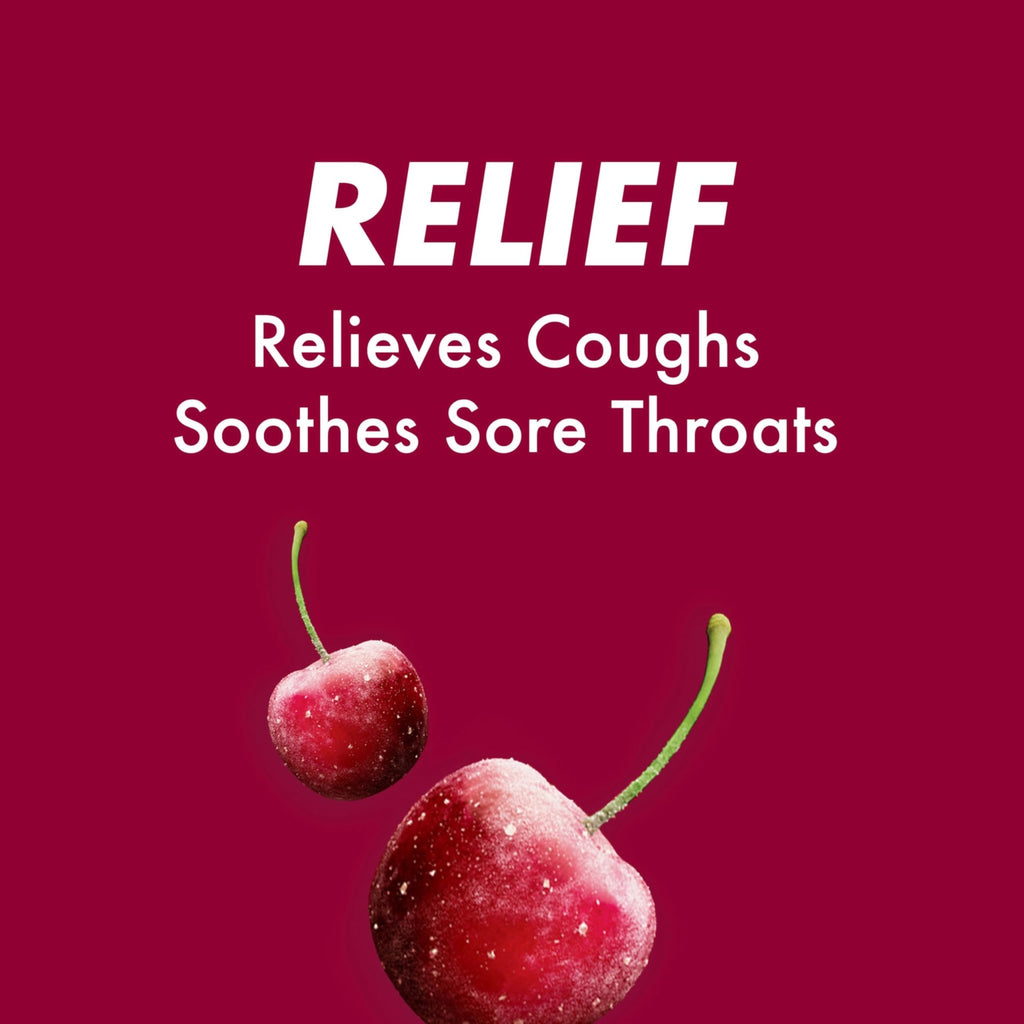 HALLS Cough and Throat Relief Cherry Cough Drops, Bulk Pack, 200 Drops - FENGGESTORE20