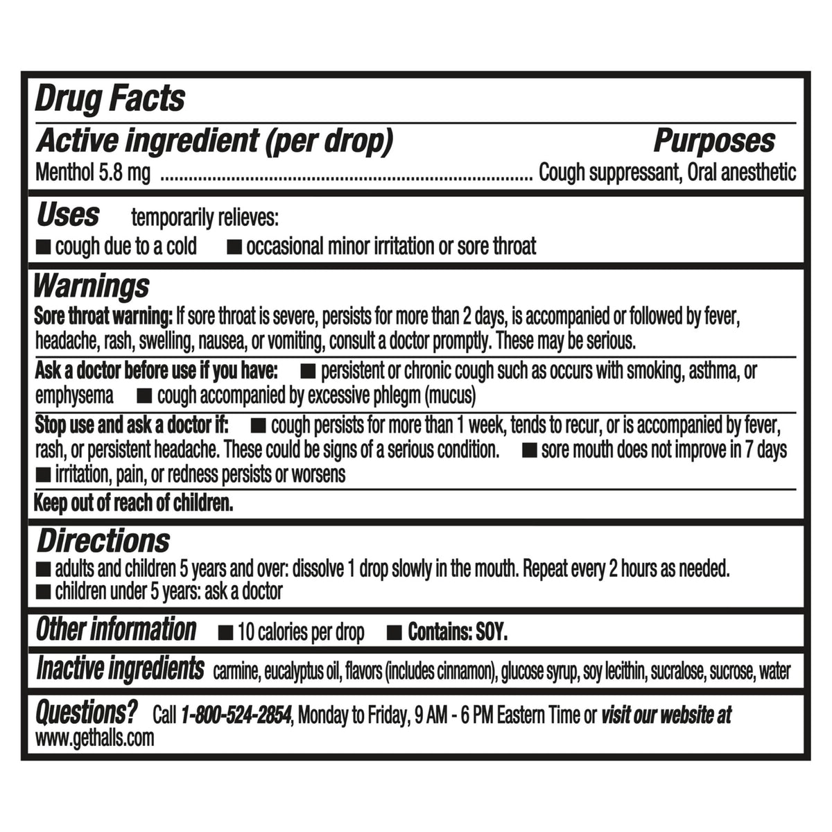Halls Cough and Throat Relief Cherry Cough Drops, Bulk Pack, 250 Drops - FENGGESTORE20