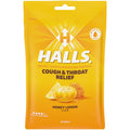 HALLS Cough and Throat Relief Honey Lemon Cough Drops, 30 Drops - FENGGESTORE20