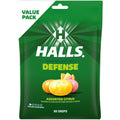 HALLS Defense Assorted Citrus Vitamin C Drops, Economy Pack, 80 Drops - FENGGESTORE20