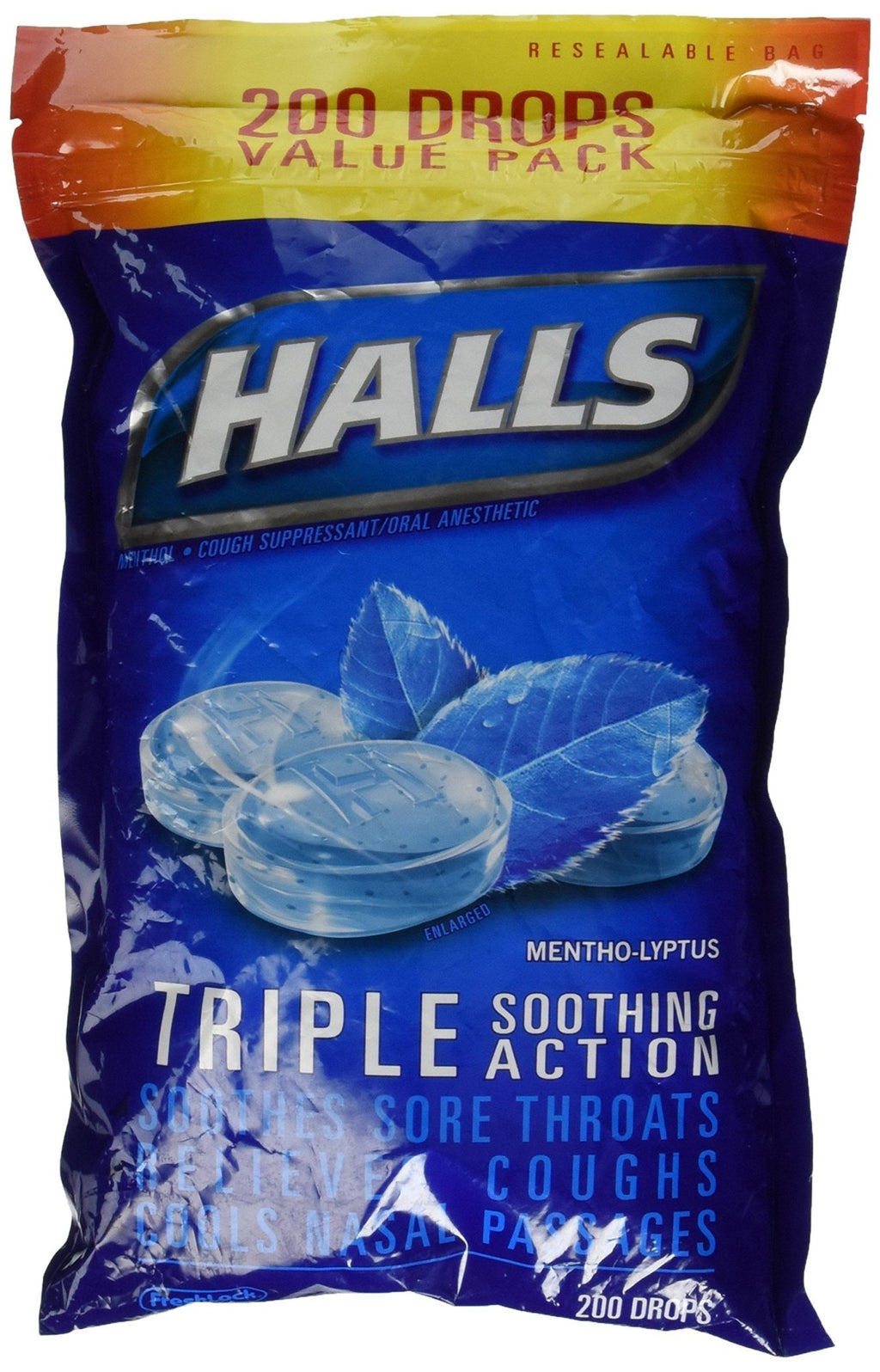 Halls Mentho-Lyptus - 200 drops - FENGGESTORE20