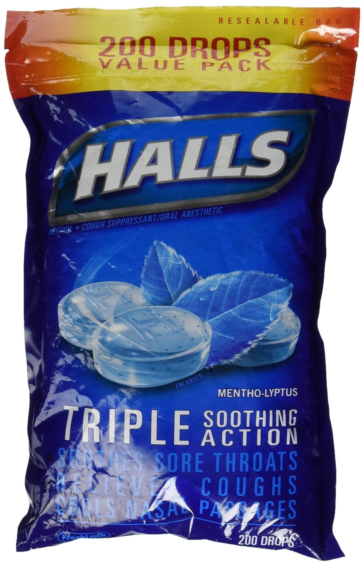 Halls Mentho-Lyptus - 200 drops - FENGGESTORE20