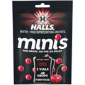 HALLS Minis Cherry Flavor Sugar Free Cough Drops, 48 Drops - FENGGESTORE20