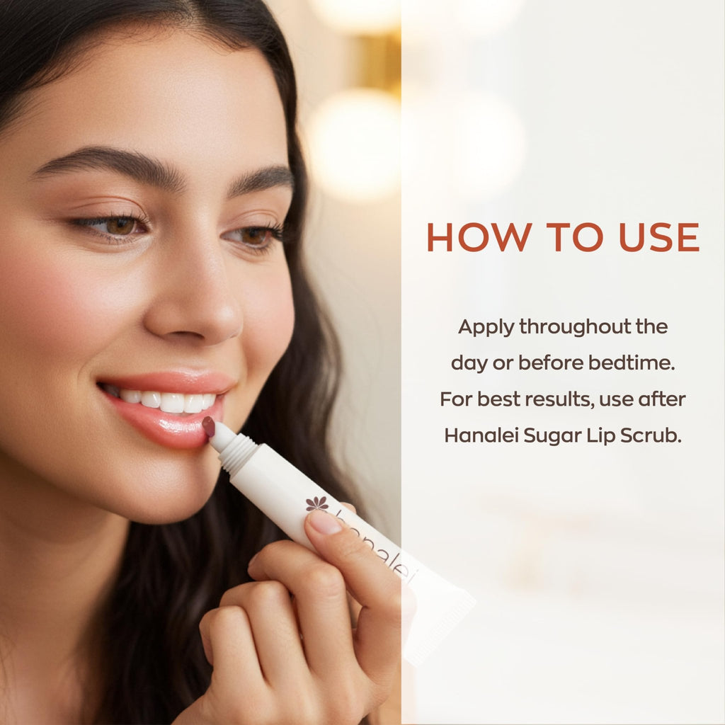 Hanalei Lip Treatment for Dry, Chapped Lips – Intensive Overnight Moisturizer with Kukui Oil - FENGGESTORE20