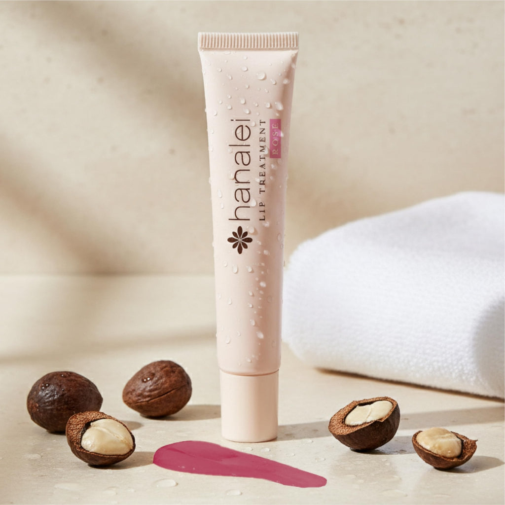 Hanalei Lip Treatment for Dry, Chapped Lips – Intensive Overnight Moisturizer with Kukui Oil - FENGGESTORE20