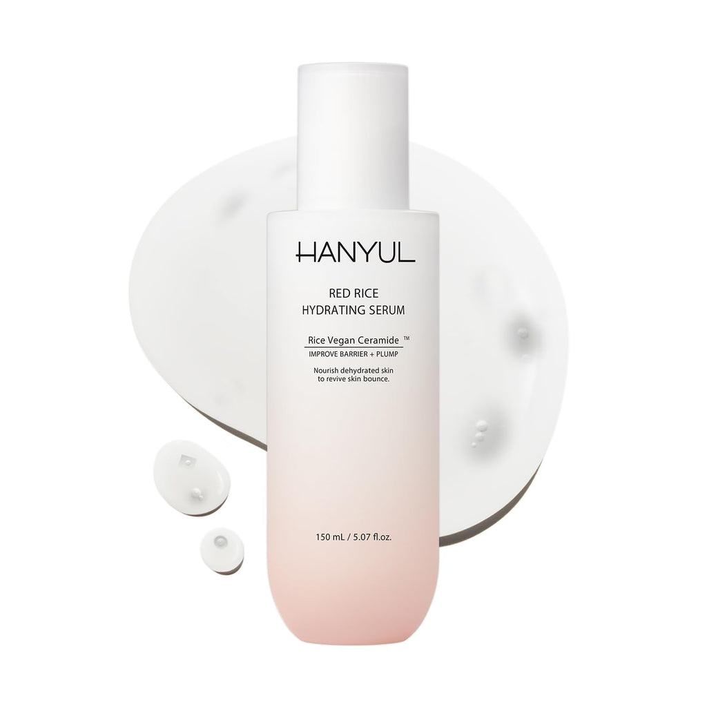 HANYUL Red Rice Hydrating Serum with Vegan Ceramide | Korean Skincare for Deep Hydration, Radiant Skin Glow, Firming & Barrier - FENGGESTORE20