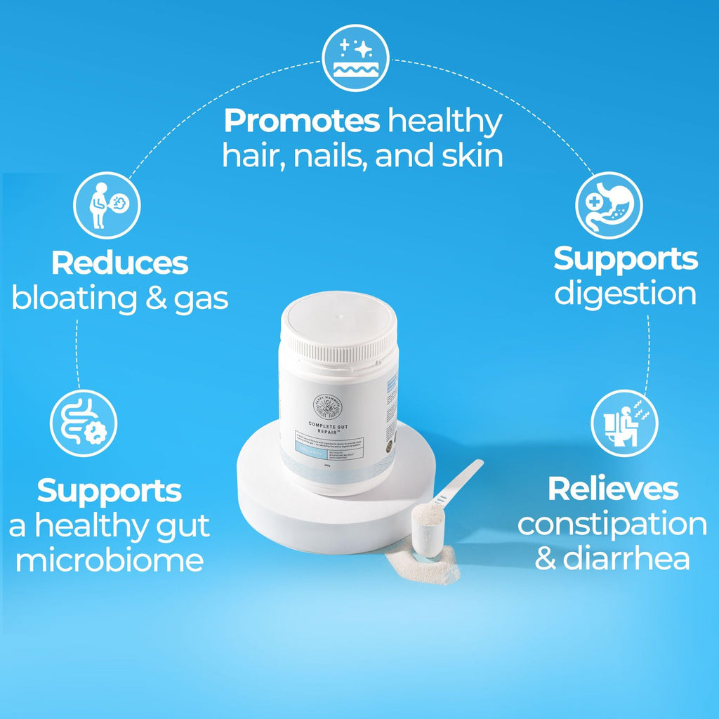 Happy Mammoth Complete Gut Repair Probiotic, Prebiotic, Fiber & Collagen Supplement for Gut Health, Digestion, Healthy Gut Microbiome, Reduces Constipation - FENGGESTORE20