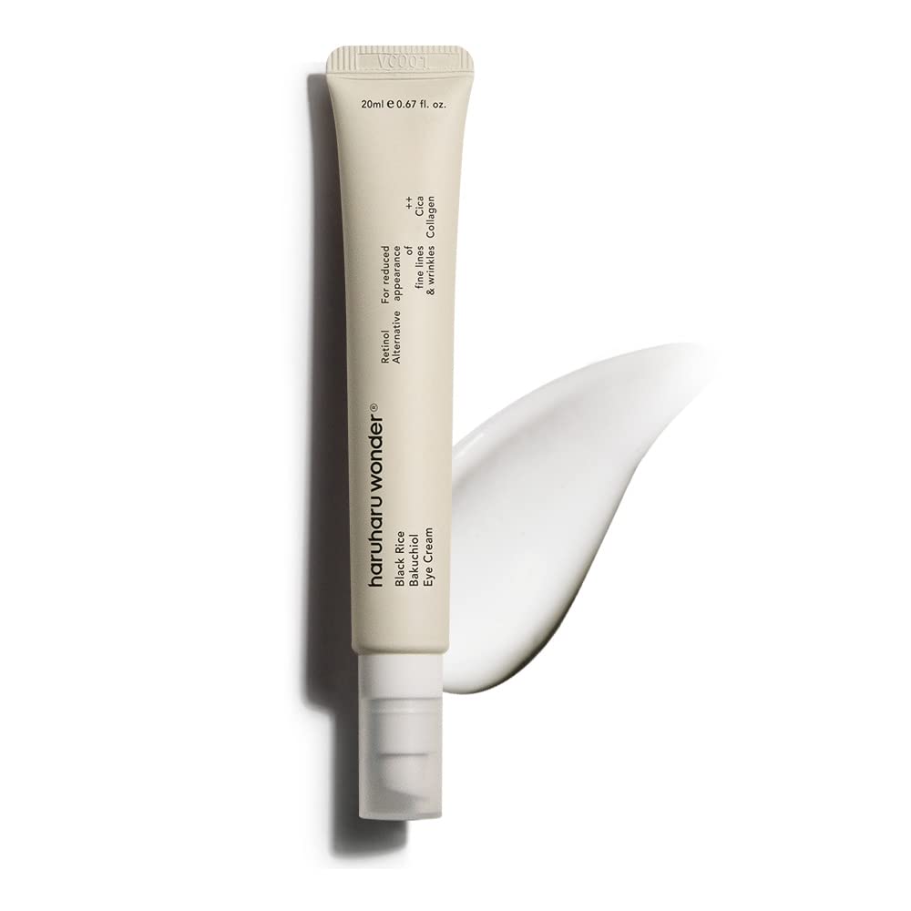 Haruharu Wonder Black Rice Bakuchiol Eye Cream 0.67 fl.oz / 20ml | Anti-Aging, Wrinkle Care, Natural Retinol Alternative - FENGGESTORE20