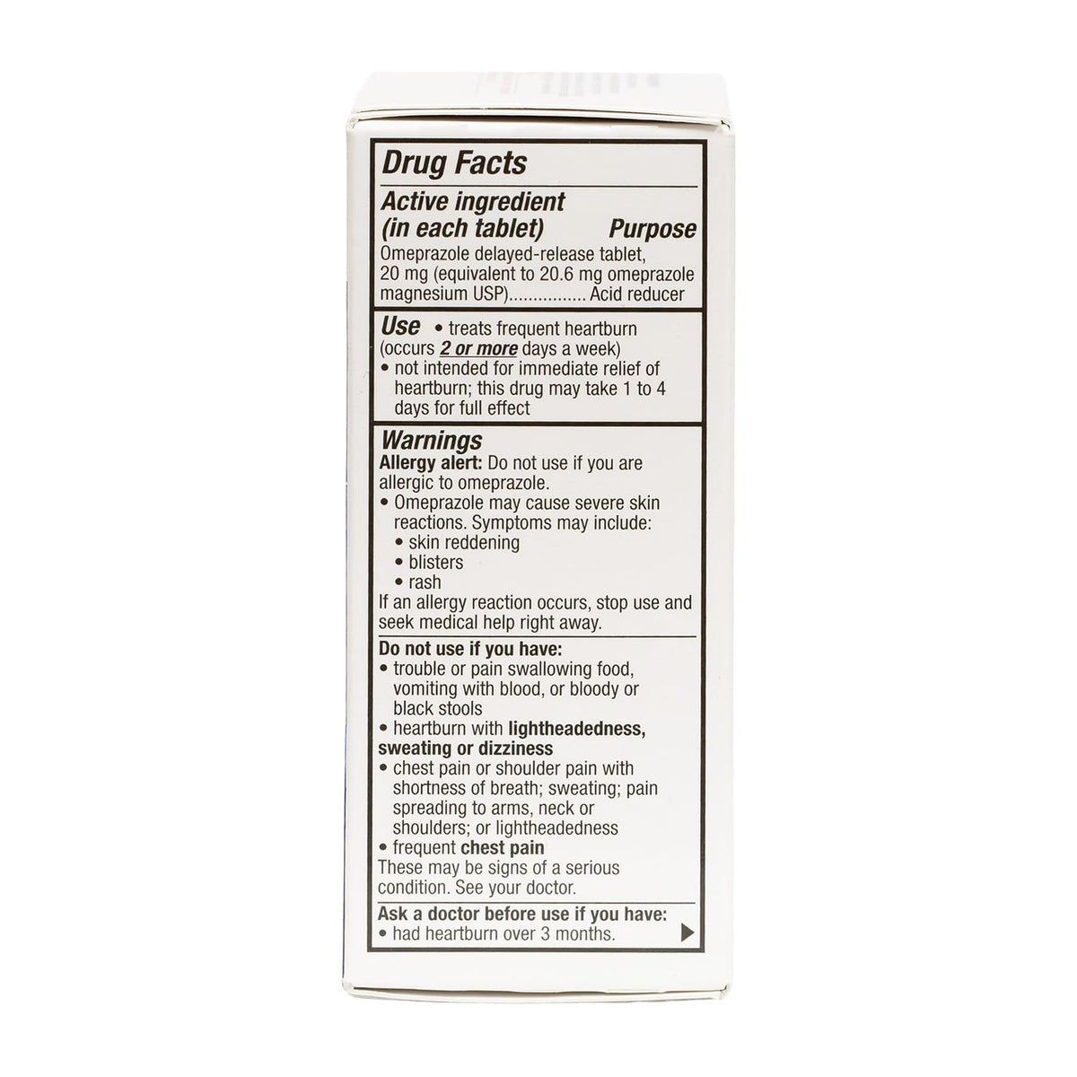 HealthA2Z® Acid Reducer | Omeprazole 20mg | Delayed - Release Tablets | 24 Hours | Treats Frequent Heartburn | Occuring 2 or More Days A Week (14 Counts) - FENGGESTORE20