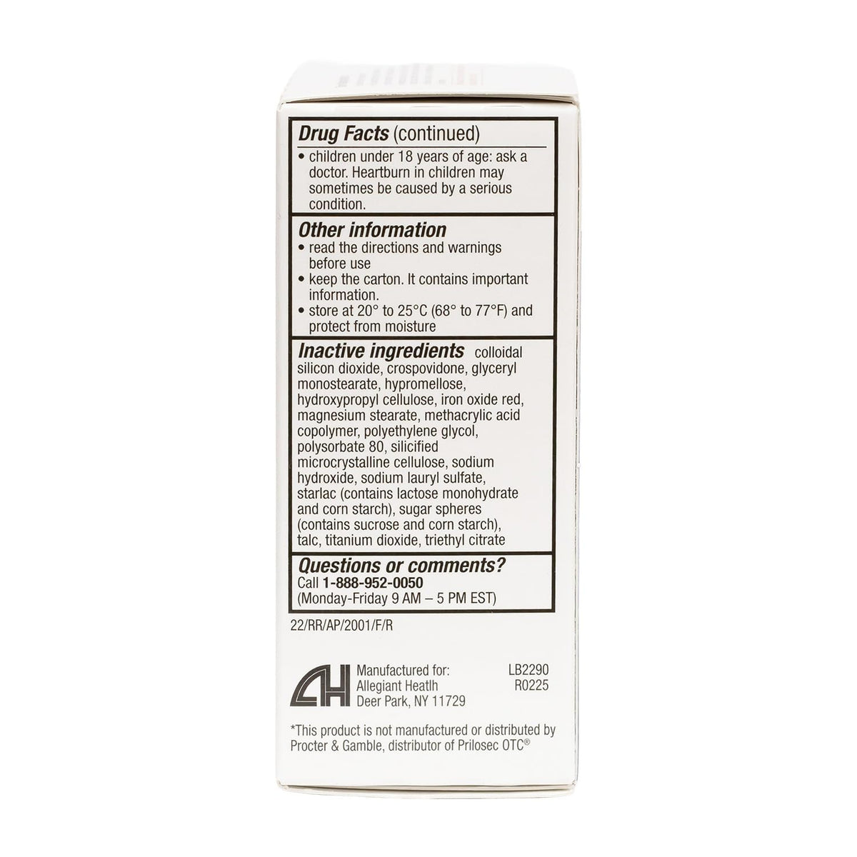 HealthA2Z® Acid Reducer | Omeprazole 20mg | Delayed - Release Tablets | 24 Hours | Treats Frequent Heartburn | Occuring 2 or More Days A Week (14 Counts) - FENGGESTORE20