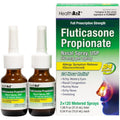 HealthA2Z® Allergy Relief, Fluticasone Propionate 50mcg, Nasal Spray, 24-Hour Allergy Relief, Dye Free, 240 Sprays (2 Pack, 120 Sprays Each) - FENGGESTORE20