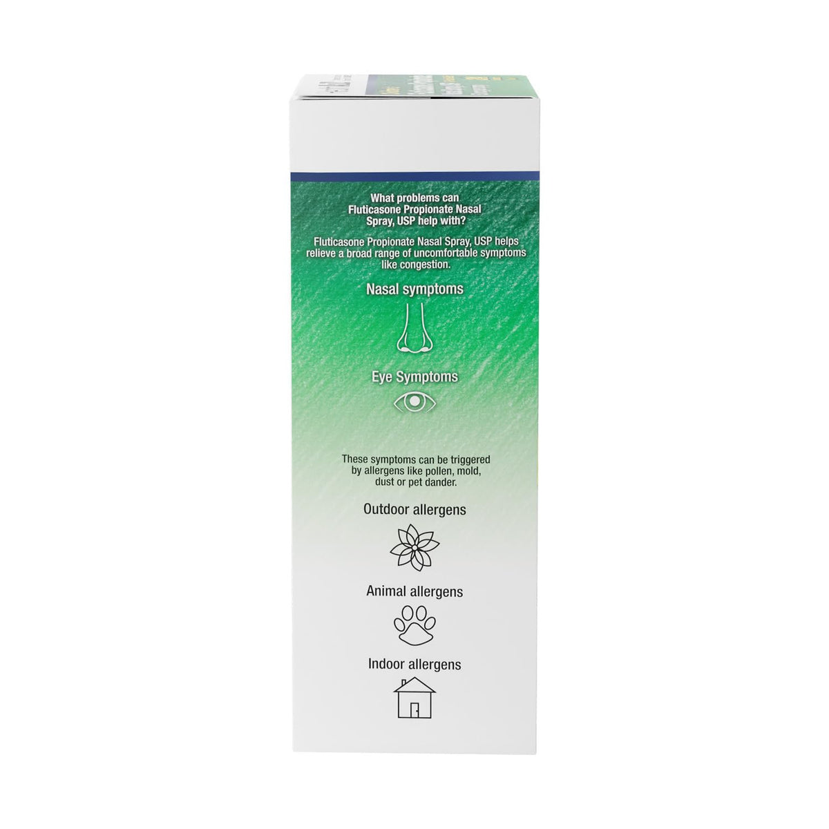 HealthA2Z® Allergy Relief, Fluticasone Propionate 50mcg, Nasal Spray, 24-Hour Allergy Relief, Nasal Decongestant, Dye Free, 72 Sprays (0.38 fl oz) - FENGGESTORE20