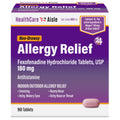 HealthCareAisle Allergy Relief - Fexofenadine Hydrochloride Tablets USP, 180 mg, 90 Tablets, Allergy Medication, Non-Drowsy 24-Hour Relief - FENGGESTORE20