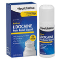 HealthWise 4% Lidocaine Roll-On | OTC Strength | Pain Relief Liquid | 2.5 oz. 73 mL | Non-Greasy, Unscented Formula | Topical Anesthetic - FENGGESTORE20
