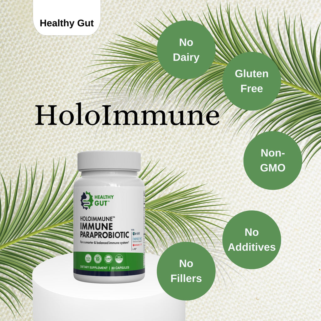 Healthy Gut HoloImmune | Paraprobiotic with Immuse Immune Support | 30 Servings - FENGGESTORE20