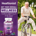 Healtionist 2 Packs 3000mg Glucosamine Chondroitin Gummies with MSM & Elderberry - FENGGESTORE20