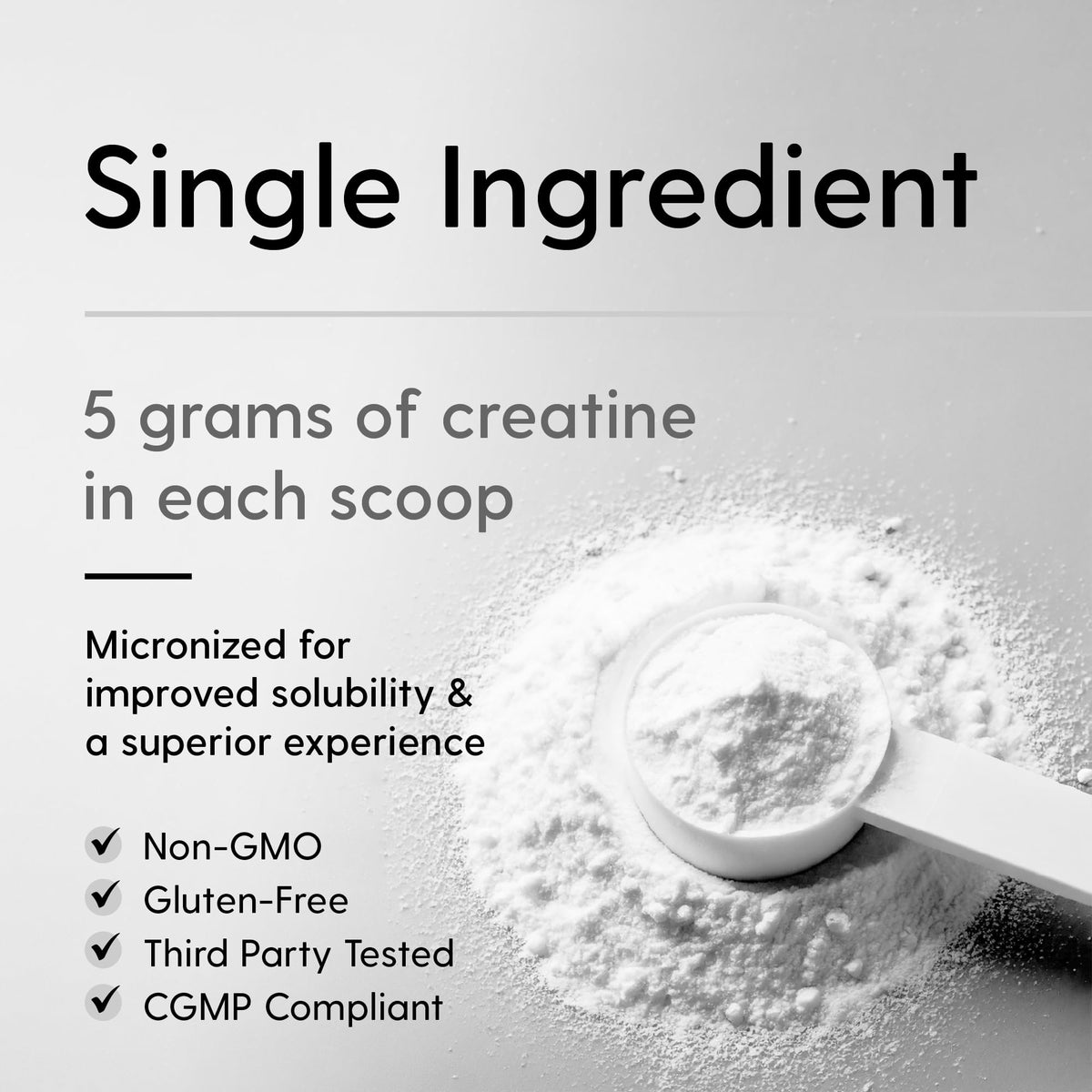 HEARTHY FOODS Creatine Monohydrate Micronized Powder 500G - 100 Servings, 5000mg Per Serving (5g) - for Men & Women Muscle Growth - FENGGESTORE20