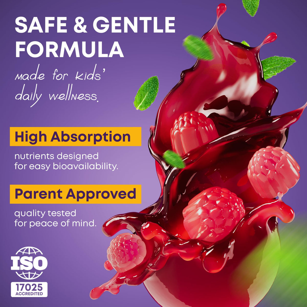 Height Growth Gummies for Kids & Teens - Calcium, Vitamin D3 + K2, Zinc, Magnesium, L-Arginine, Vitamin C - Multivitamin for Teen Boys & Girls - Grow Taller Supplement for Kids Height - 60 Gummies - FENGGESTORE20