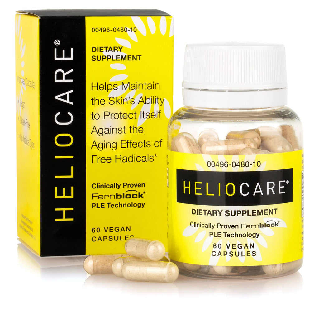 Heliocare Skin Care Dietary Supplement: 240mg Polypodium Leucotomos Extract Pills - Antioxidant Rich Formula with Fernblock - FENGGESTORE20