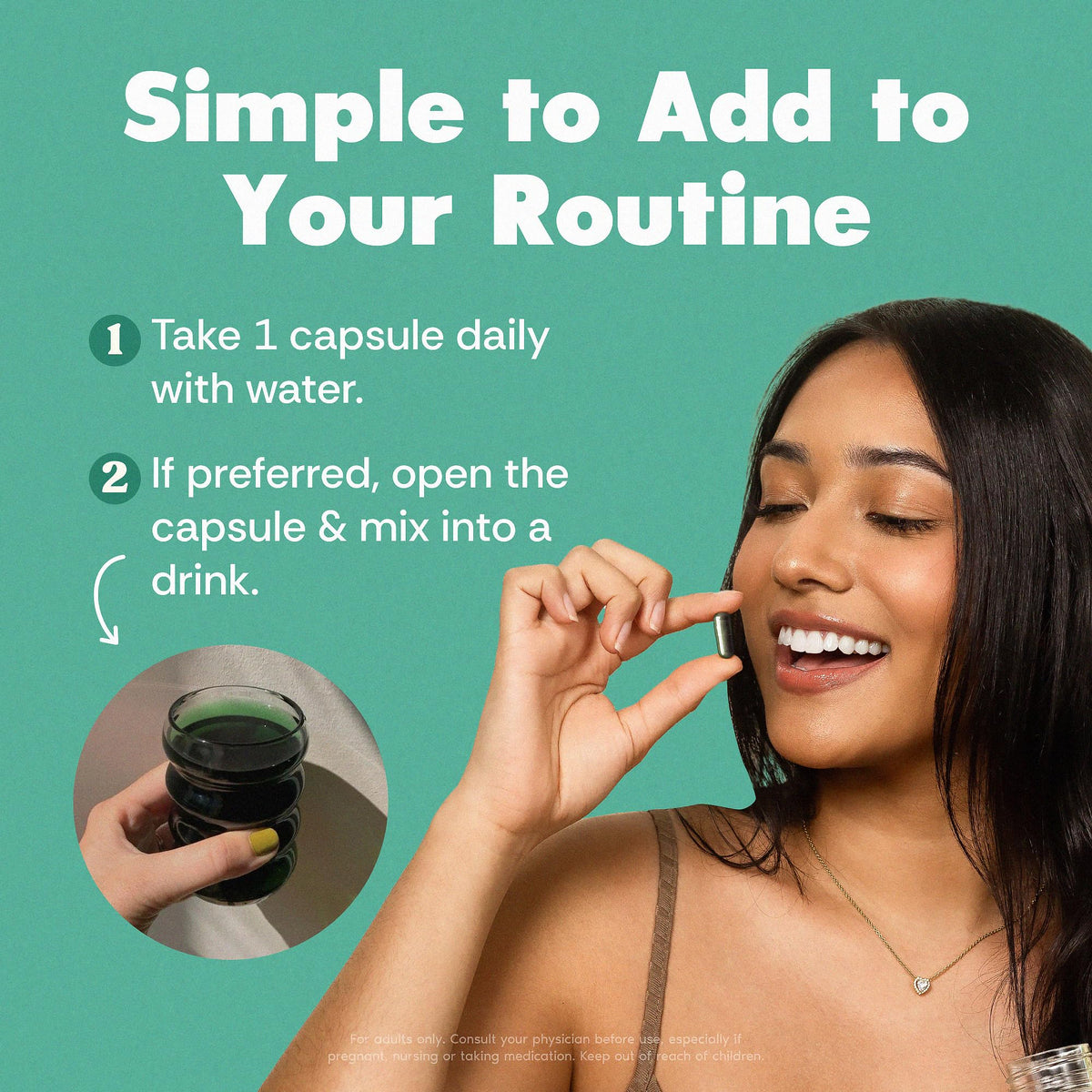 Her Fantasy Box | Body Magic | Chlorophyll Capsules - 30 Vegan Capsules for Detox, Digestion, Gut Health, Skin Support - FENGGESTORE20