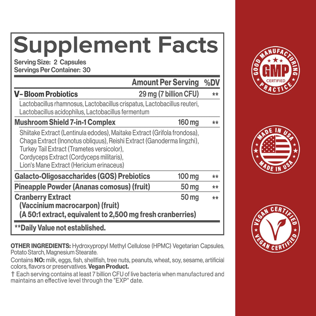 HerAure Vaginal Probiotics for Women - pH Balance, Healthy Vaginal Odor, Vaginal Flora, Yeast Balance, Women Probiotics and Prebiotics, Immune Support - FENGGESTORE20