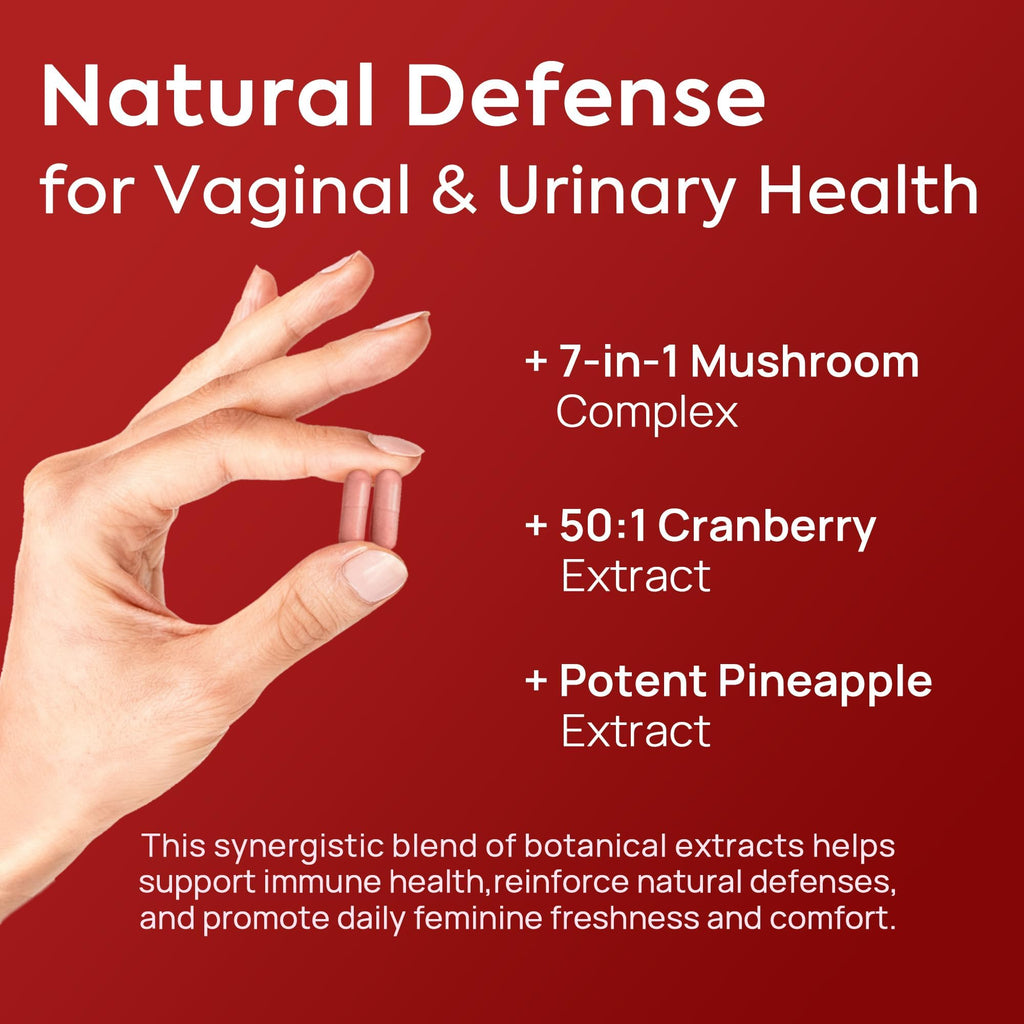 HerAure Vaginal Probiotics for Women - pH Balance, Healthy Vaginal Odor, Vaginal Flora, Yeast Balance, Women Probiotics and Prebiotics, Immune Support - FENGGESTORE20
