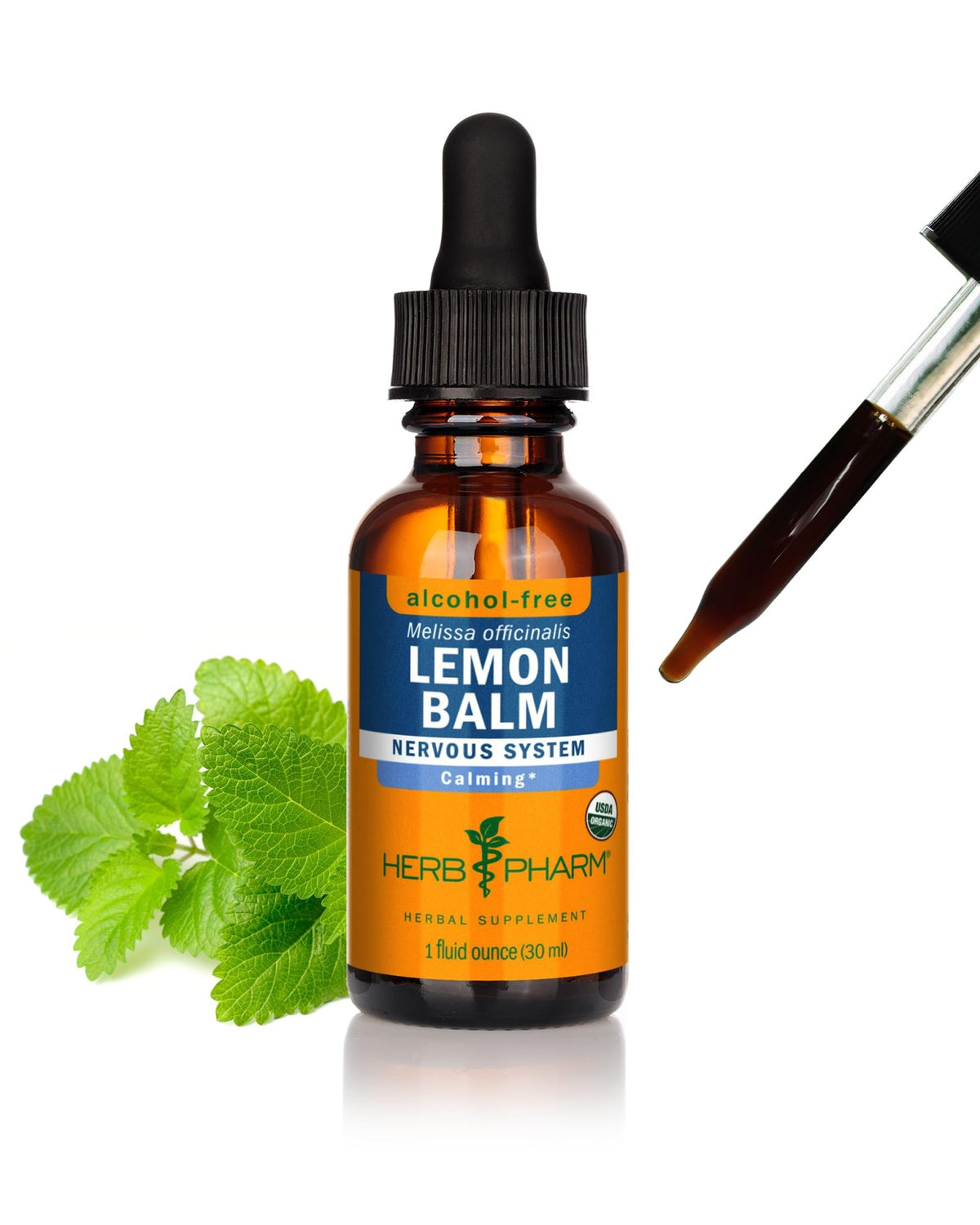 Herb Pharm, Lemon Balm Alcohol Free, 1 Fl Oz - FENGGESTORE20