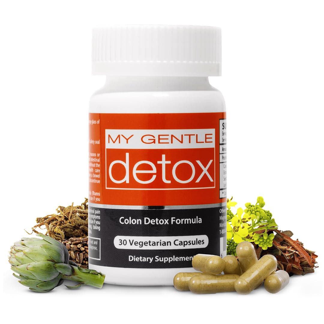 Herbal Nitro My Gentle Detox Cleanse for Women & Men - Poop Pills for Constipation Relief - Overnight Colon Cleanse Natural - FENGGESTORE20