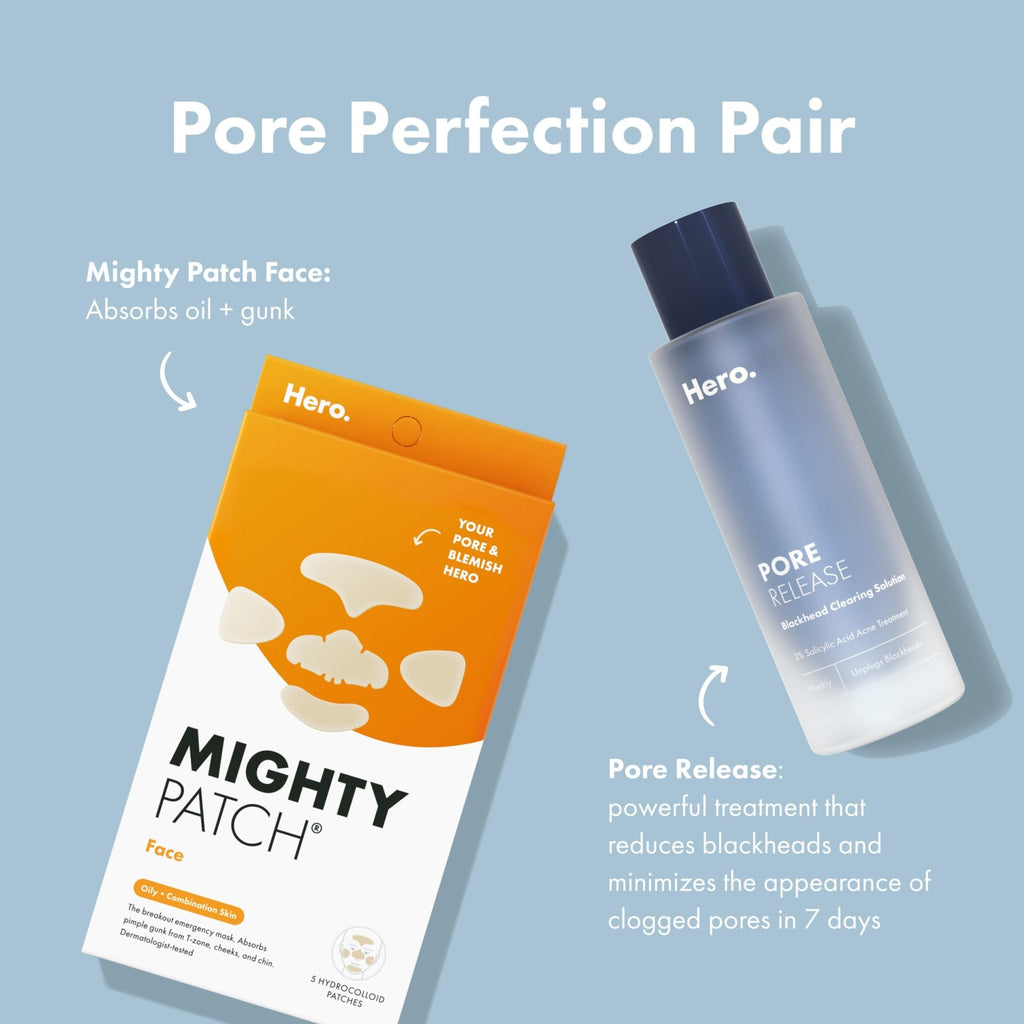 Hero Cosmetics Pore Release Blackhead Clearing Solution, Exfoliating 2% Salicylic Acid Toner Featuring AHA, BHA, and PHA - FENGGESTORE20