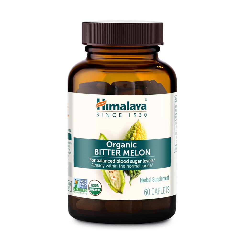 Himalaya Organic Bitter Melon - Herbal Glucose Metabolism Support - USDA Organic, Non-GMO, Vegan, Gluten Free - FENGGESTORE20