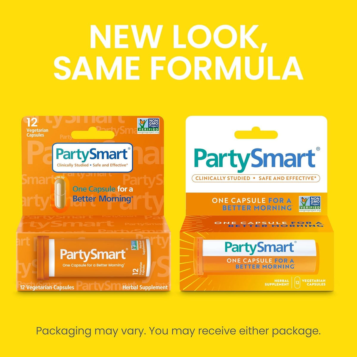 Himalaya PartySmart, 12 Capsule Tube - Alcohol Breakdown Liver Support for a Better Morning After Drinking - Plant Based, Vegan, Non-GMO - FENGGESTORE20