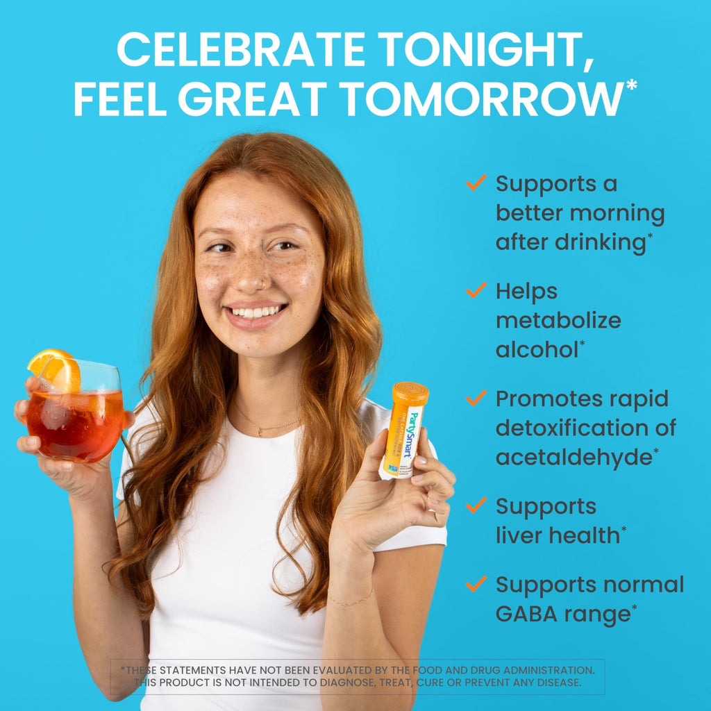 Himalaya PartySmart, 12 Capsule Tube - Alcohol Breakdown Liver Support for a Better Morning After Drinking - Plant Based, Vegan, Non-GMO - FENGGESTORE20