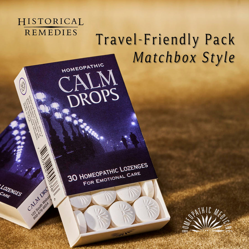 Historical Remedies Calm Drops Homeopathic Lozenges (6 Pack)| Natural Care for Emotional Relief, Vegan & Gluten-Free Organic Vanilla Flavor Drops to Promote Relaxation and a Sense of Calm - FENGGESTORE20