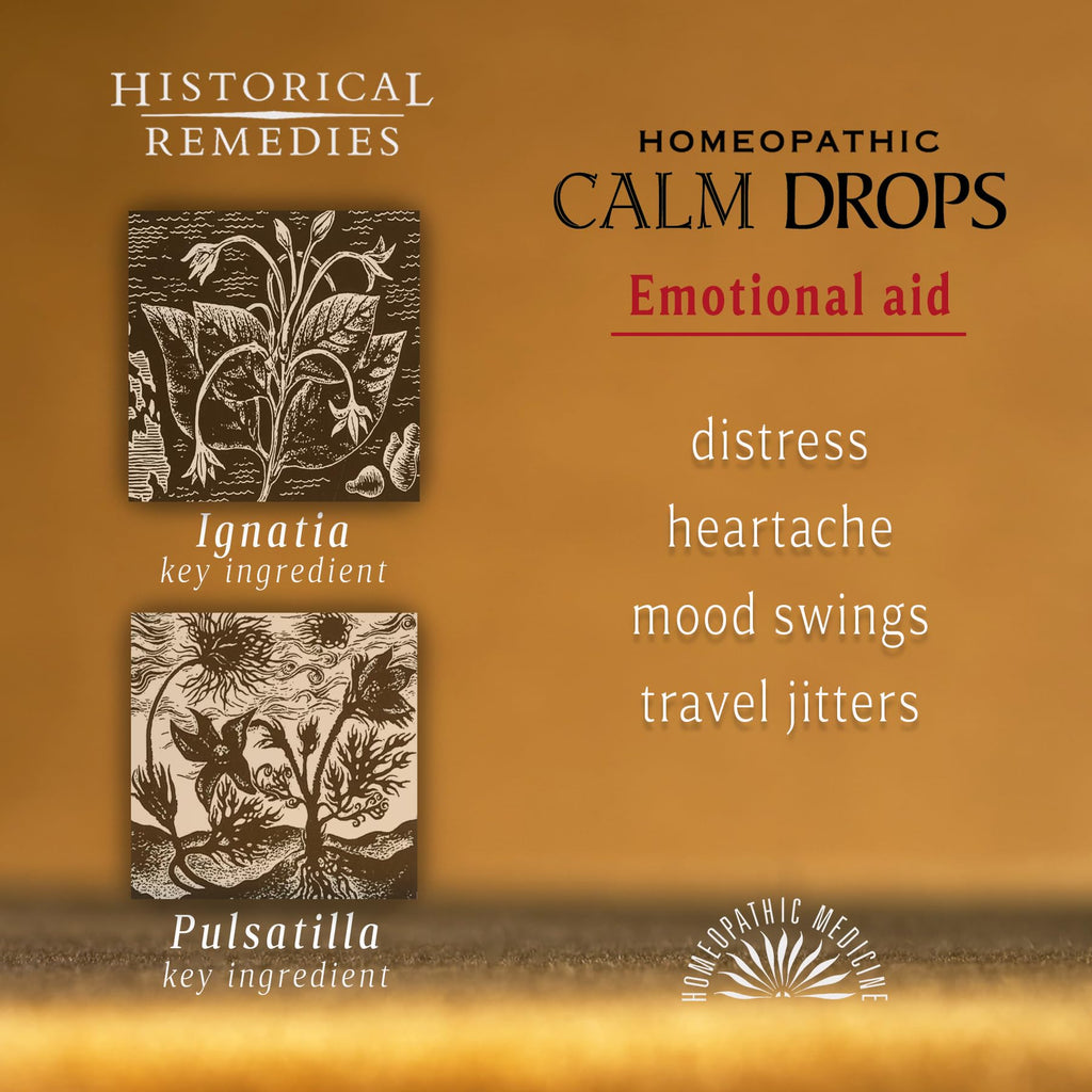 Historical Remedies Calm Drops Homeopathic Lozenges (6 Pack)| Natural Care for Emotional Relief, Vegan & Gluten-Free Organic Vanilla Flavor Drops to Promote Relaxation and a Sense of Calm - FENGGESTORE20