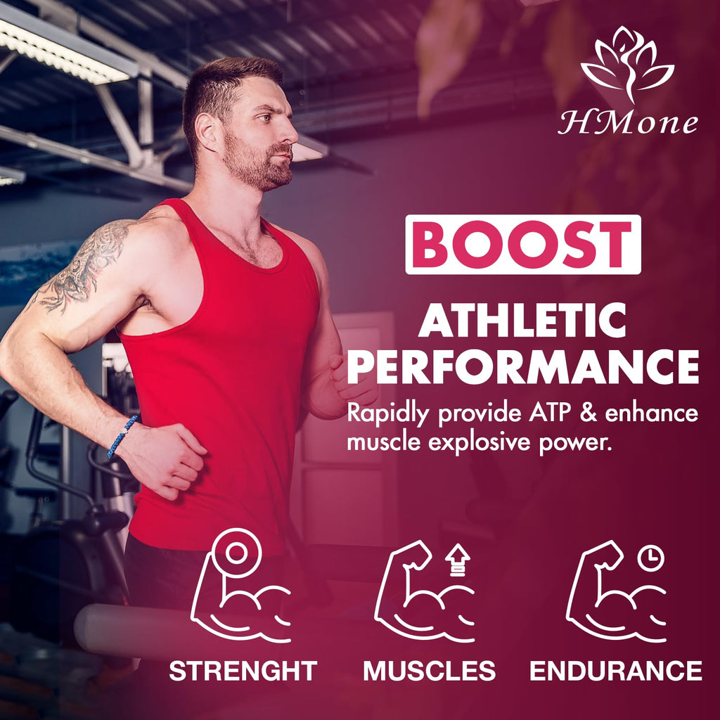 HMone Creatine Monohydrate Gummies - 5g for Men & Women, 160 Count and Creatine Chewable Supplements for Muscle Gain, Muscle Strength, Energy Boost - FENGGESTORE20
