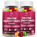 HMone Creatine Monohydrate Gummies - 5g for Men & Women, 160 Count and Creatine Chewable Supplements for Muscle Gain, Muscle Strength, Energy Boost - FENGGESTORE20